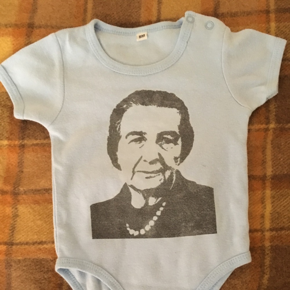 Golda Meir 6M onesie
